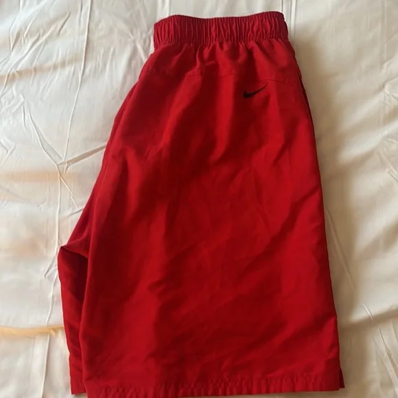 Red Nike Swim shorts L - Picture 5 of 5